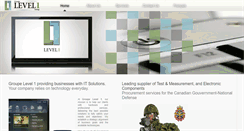 Desktop Screenshot of level1.ca